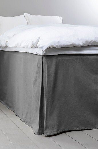 Jotex Betthusse COLOUR in Grau aus Bio-Baumwolle, Breite: 60 cm - Bild 1