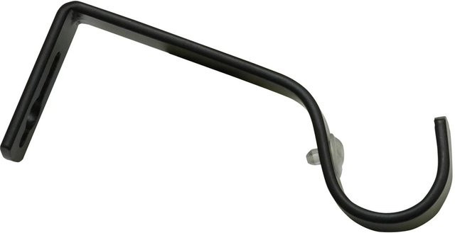 Gardinia Wandträger Denver für Ø 25 mm Schwarz Matt - Bild 1