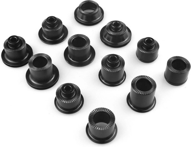 ARC Naben Konverter MTB Mountainbike Nabenkappe MT039 MT010-PRO Schwarz 9 mm, 10 mm, 12 mm, 15 mm - Bild 1