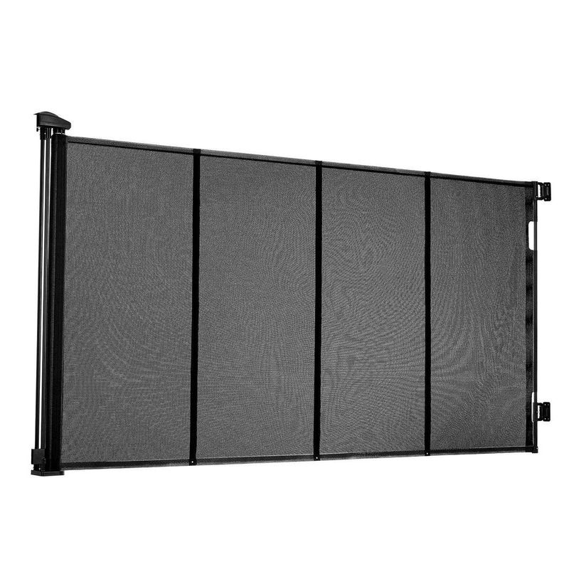 Einziehbares Babygitter von Buying Solutions, MB, Schwarz, Roll-up Netz-Hundegitter, erweiterbar auf Breite: 320 cm, Höhe: 98 cm - Bild 2