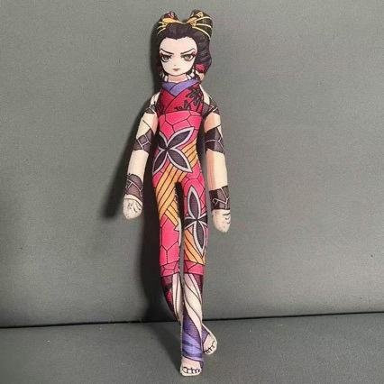 Yiran toy 1 Demon Slayer Akaza Bewegliche Plüschpuppe, ab 14 Jahren - Bild 1