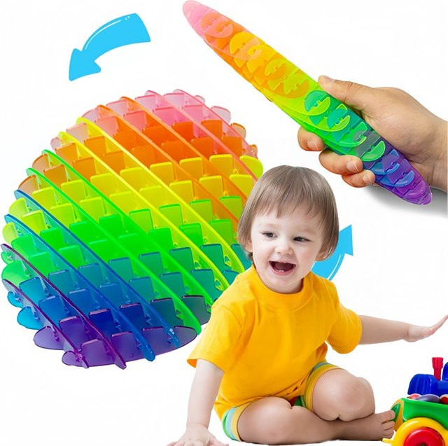 GUEN Fidget Worm, kleines Spielzeug, multicolour - Bild 1