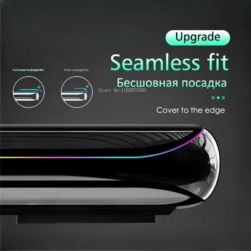 4 Stück matte Hydrogelfolie Displayschutzfolie für Samsung Galaxy S25 S24 S23 S22 S21 S20 Ultra Plus FE und S10 von DIXSG in Transparent - Bild 2