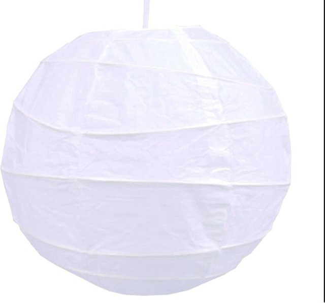 Sensation Pendelleuchte Caro Kugel aus Papier und Metall in Weiß, Durchmesser: 40 cm, Höhe: 38 cm, E27 - Bild 1