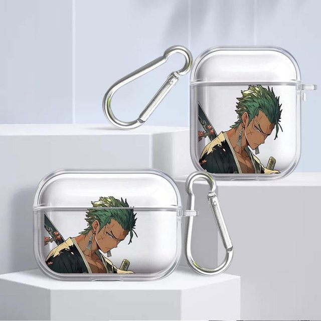 Transparente One Piece Anime Kopfhörer-Schutzhülle für AirPods Pro, Pro 2, Pro 3, AirPods 3, 2, 1 - Bild 1