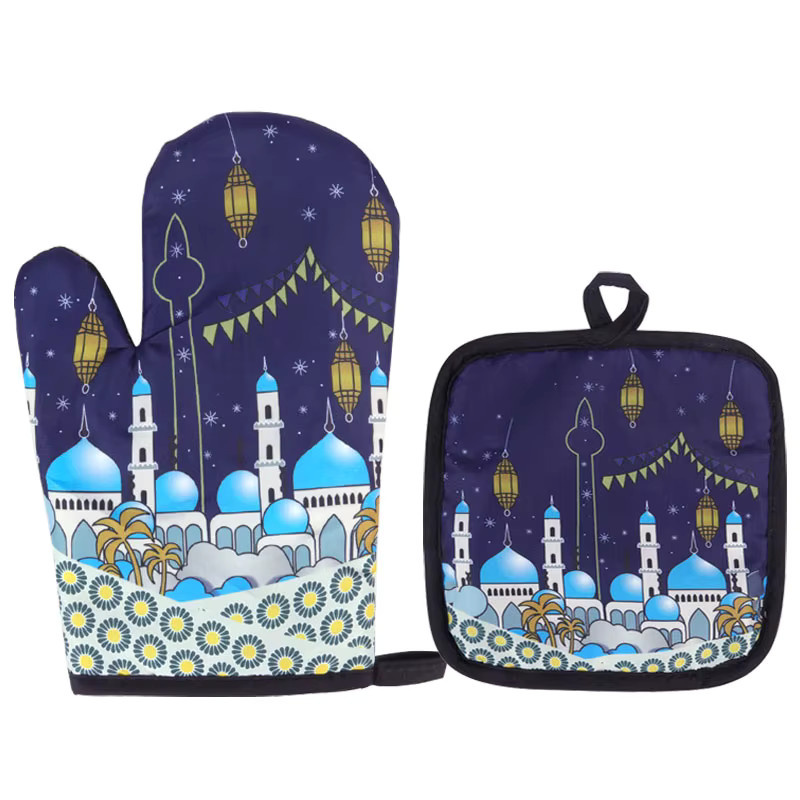 WEIGAO Ramadan Backen Anti-Hot Handschuhe Pad Eid Mubarak Küchenzubehör - Bild 2