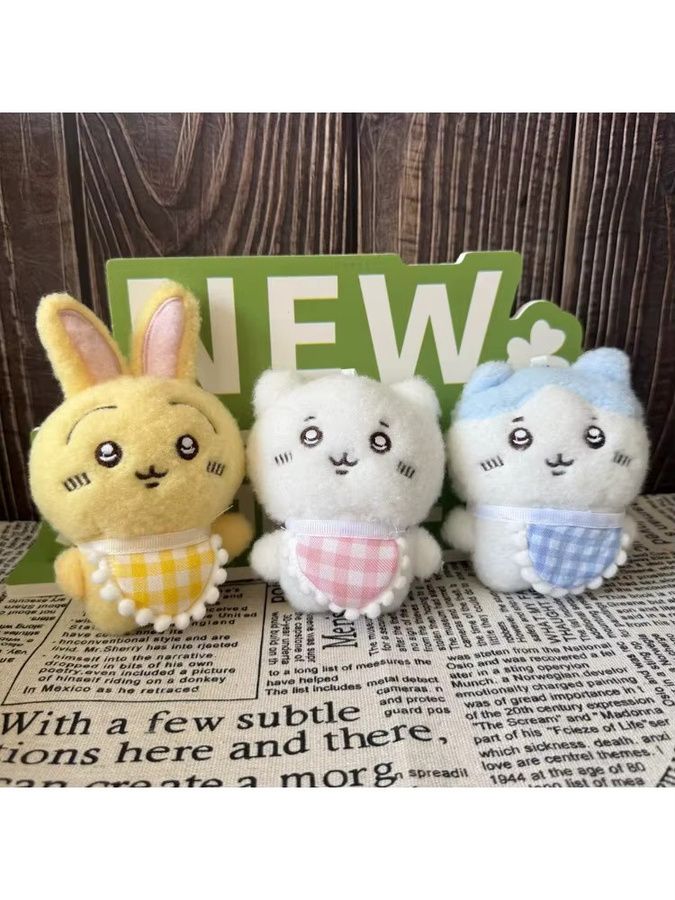 Chiikawa Furry Usagi Hachiware Puppe, Plüschtier - Bild 5