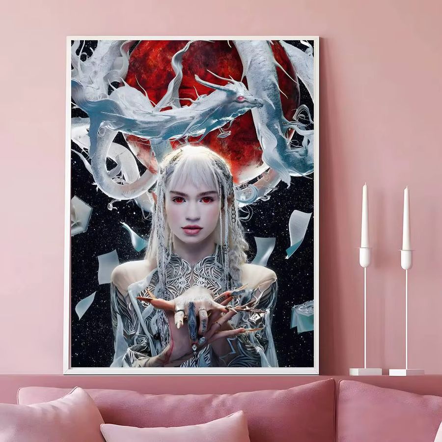 G-Grimes SINGER Poster-Kunst Portrait Wanddekoration Breite: 20,0 cm, Höhe: 15,0 cm - Bild 7