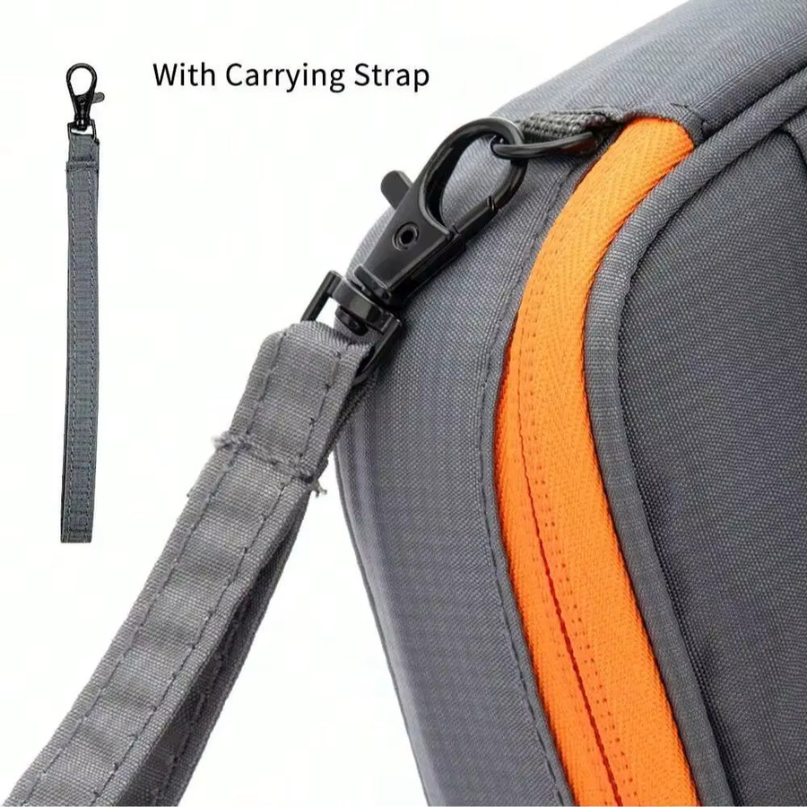 ValueWin Reise-Kabelorganizer und USB-Ladegerät-Aufbewahrungstasche aus Stoff in Grau, B/H: 23,5 x 12,0 cm - Bild 3