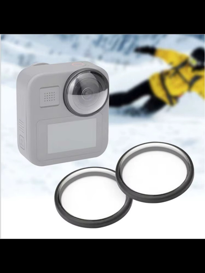 Wasserdichte und staubdichte Acryl-Objektivschutzhülle für deine GoPro Max Action Camera in Transparent - Bild 3