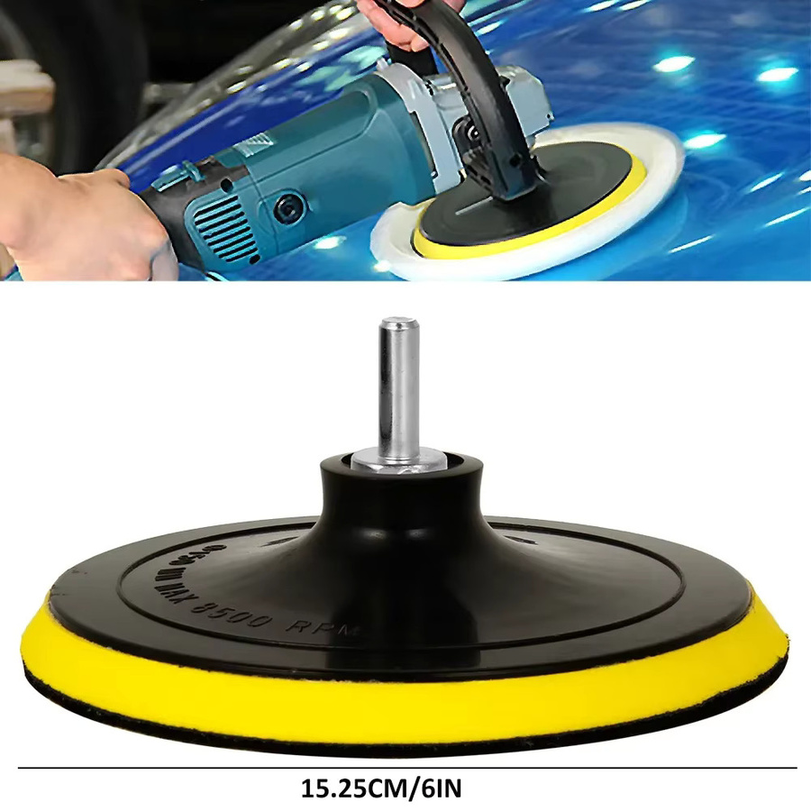 Polierpad Set aus Wolle für Auto Polierer und Bohrer, Polier-Disc-Kit zum Polieren und Wachsen, 6 und 7 Zoll - Bild 6