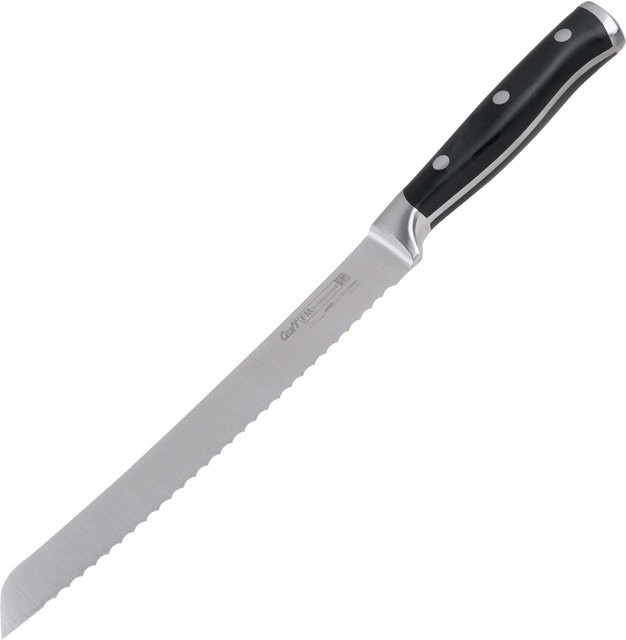 FMprofessional Brotmesser BBQ aus Edelstahl in Silber mit 20 cm Klinge - Bild 1