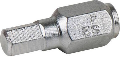 KS Tools Sechskant-Bit für Innensechskant-Schrauben, Antrieb 1/4 Zoll (6,3 mm), Abtrieb 5,0 mm, Farbe Silber - Bild 1
