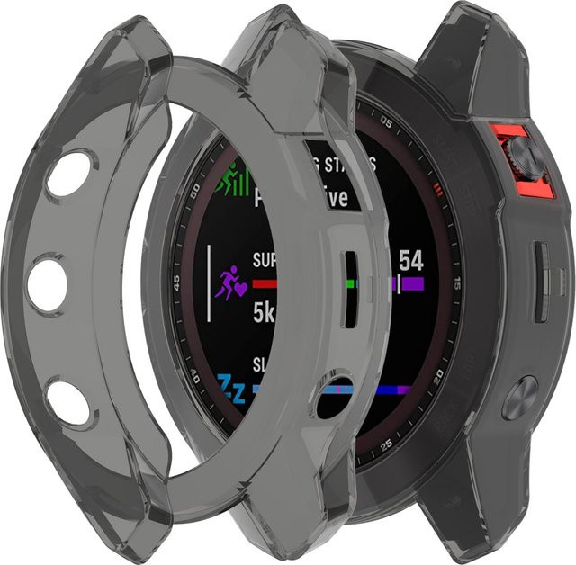 Geekthink Schutzhülle für Garmin Fenix, transparent, TPU, Unisex - Bild 1