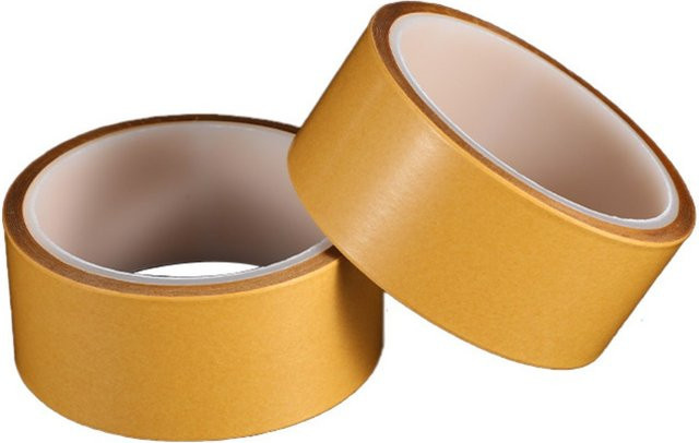 YX Doppelseitiges PET-Klebeband transparent mit gelbem Papier, Dicke: 0,05 mm, Breite: 10 mm - Bild 1