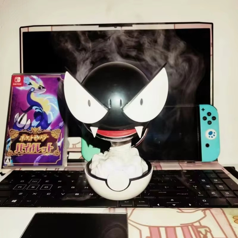 Bandai Pokemon Gastly Luftbefeuchter mit LED Lampe und Spray Funktion für den Schreibtisch - Bild 4