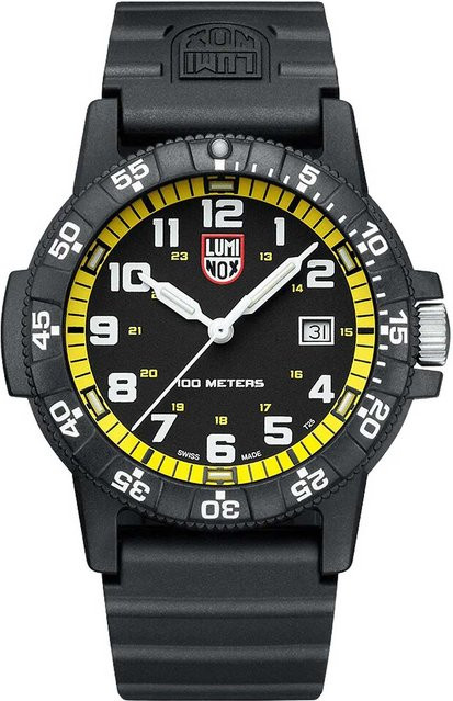 Luminox Armbanduhr, Quarz, Karbon, 44 mm, Silikon, Schwarz, Herren - Bild 1