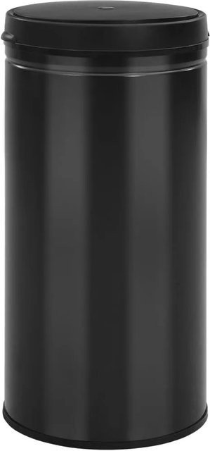 DELUKE Sensor Mülleimer 70L Schwarz mit Automatik Bewegungssensor und Klemmring - Bild 1