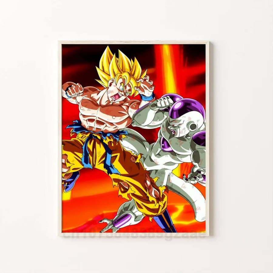 Dragon Ball Anime Leinwandposter als Wandkunst für dein Zuhause in Mehrfarbig - Bild 5