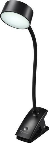 Renkforce RF-6053266 LED Klemmleuchte Schwarz, dimmbar und verstellbar mit Akku - Bild 1