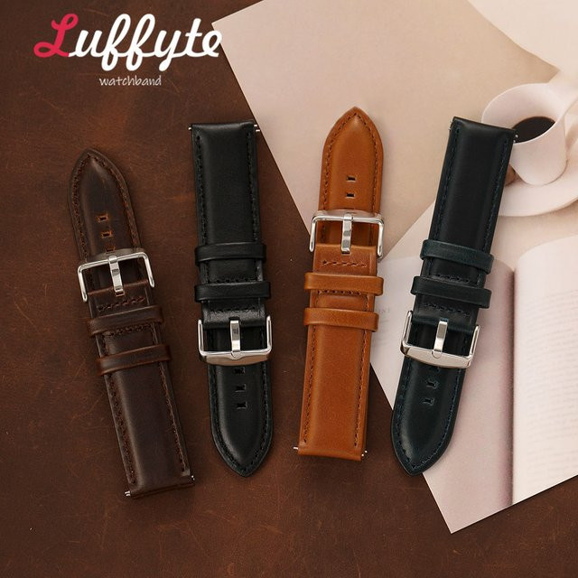 Luffyte Uhrenarmband Leder, Herren, 20 mm, 22 mm - Bild 1