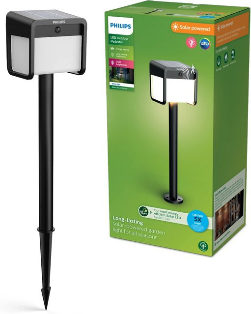 Philips Ezra Solar LED Außenstandleuchte Schwarz - Bild 1