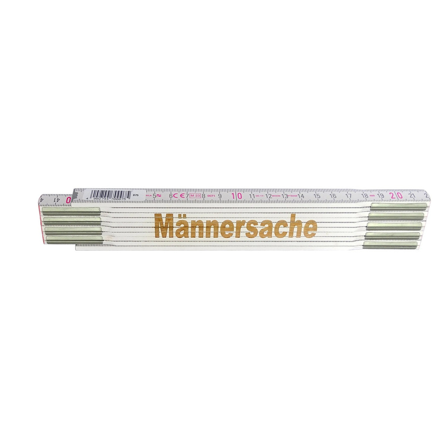 Stabila Zollstock mit Lasergravur Männersache, Länge: 2 m - Bild 2