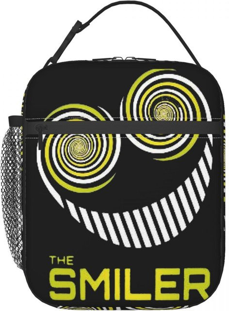 Fancy Style Studio The Smiler Alton Towers Merch Aktive Isolierte Lunchtasche für Damen und Kinder in Grau und Schwarz - Bild 1