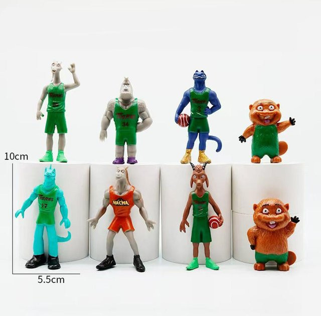GOAT Figuren Tier Modell Basketball Traum Ziege, Actionfiguren, 6-teiliges Set, ab 14 Jahren - Bild 1