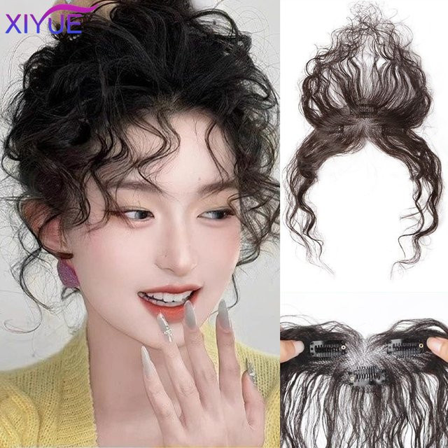 XIYUE Synthetisches Topper-Haarteil, Weiß, Clip-in - Bild 1