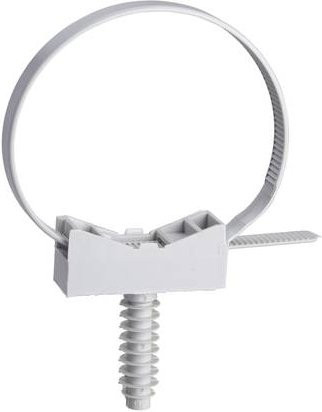 Schneider Electric Mureva FIX Rohrschelle Instacable für Leitungen mit Ø40-63mm inklusive Murafix-Stecker, grau, 100 Stück - Bild 1