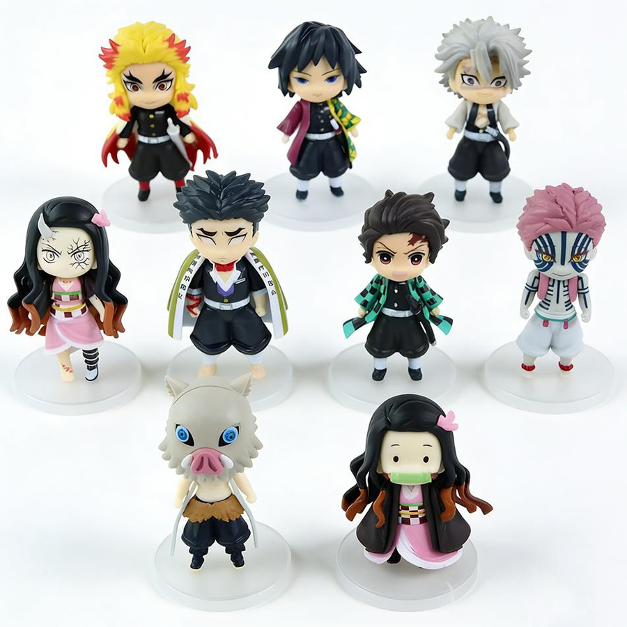 Qposket Kimetsu no Yaiba PVC-Figur 6-teiliges Set - Bild 3