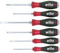 Wiha SoftFinish Schraubendreher-Set 6-teilig mit Schlitz und Phillips sowie durchgehender Sechskantklinge und massiver Stahlkappe - Bild 2