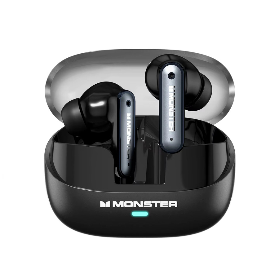 Monster A03 Hybrid ANC Bluetooth 6.0 TWS Ohrhörer mit aktiver Geräuschunterdrückung und Tiefbass in Beige - Bild 6