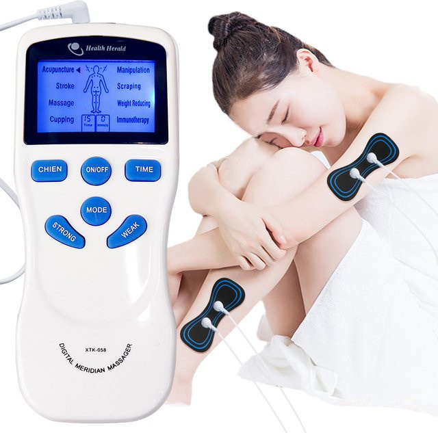 Raiuleko Elektrischer TENS EMS Muskelstimulator, Unisex, Körper - Bild 1