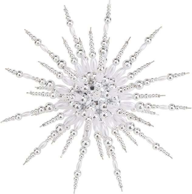 Zauberperle Perlenstern-Komplettset Silverstar in Silber für die Weihnachtszeit - Bild 1