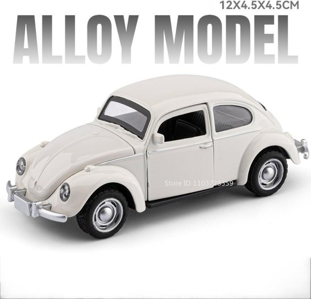 Linyi toy car Käfer Oldtimer Modell, Spielzeug, Metall Druckguss, 1:36, ab 14 Jahre - Bild 1