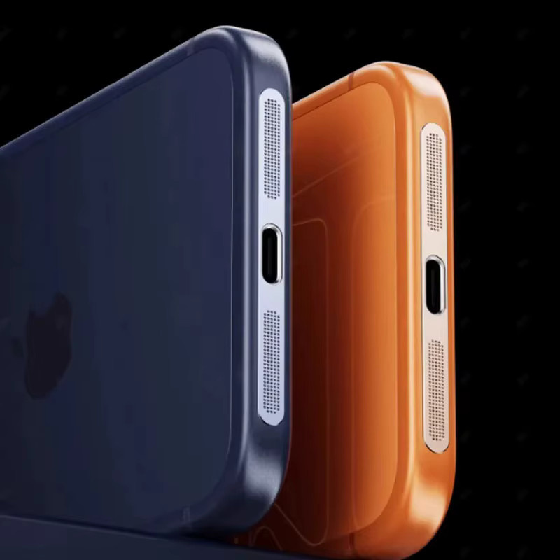 5er Set Metall Anti-Staub-Netz Aufkleber für Apple iPhone 17 Pro Max, 17 Air und 17 Pro in Schwarz - Bild 4