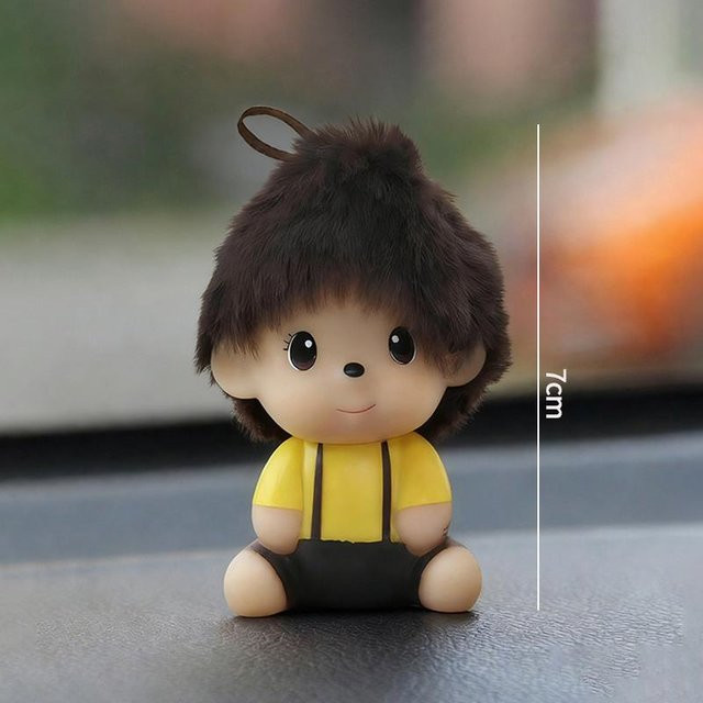 Monchhichi Schlüsselanhänger Plüsch, black, Mädchen - Bild 1