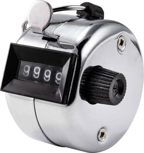Renkforce RF-TC-100 Mechanischer Handzähler in Schwarz und Silber - Bild 1