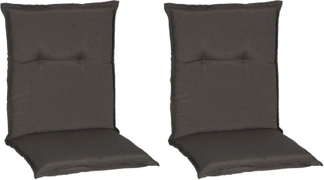 Beo Sitzauflage Turin 2er-Set Grau B/T/H: 118 x 46 x 8 cm - Bild 1