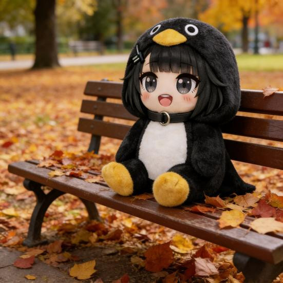 Vogue Wardrobe Pinguin Plüschtier aus PP-Baumwolle - Bild 2