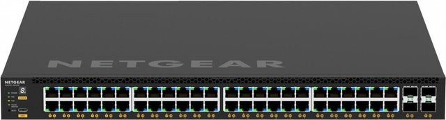 Netgear M4350-48G4XF GSM4352 Managed Switch mit 48x 1G PoE+ (bis zu 1440W) und 4x SFP+, Schwarz - Bild 1