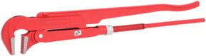 KS Tools Eckrohrzange 90 Grad gewinkelt 3 Zoll aus Chrom-Vanadium in Rot - Bild 1