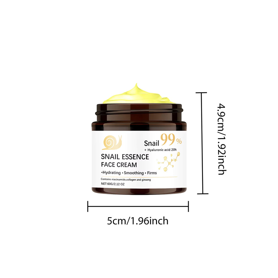 Hoygi Schneckenschleim Gesichtscreme, für trockene Haut, Unisex - Bild 4