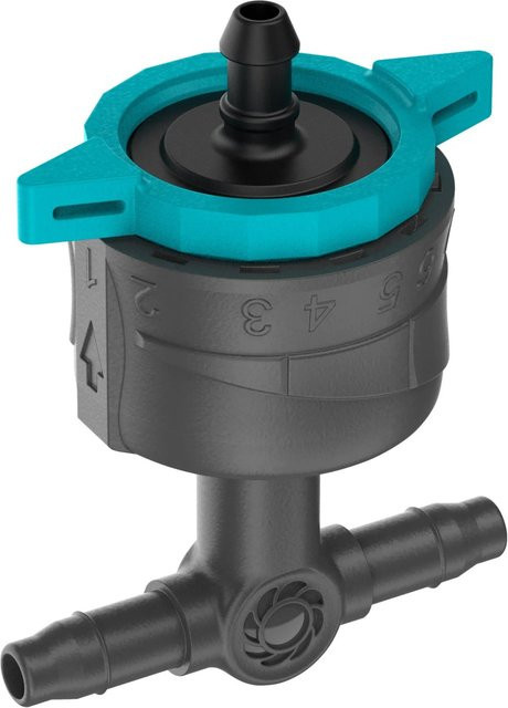 Gardena Micro-Drip System Reihentropfer 4,6mm in Anthrazit mit selbstreinigender Labyrinth-Technik und Easy & Flexible Verbindungstechnik - Bild 2
