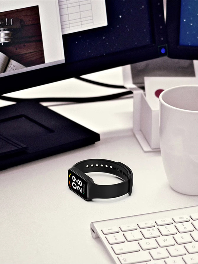 Xiaomi Uhrenarmband Silikon, Schwarz, Unisex - Bild 3