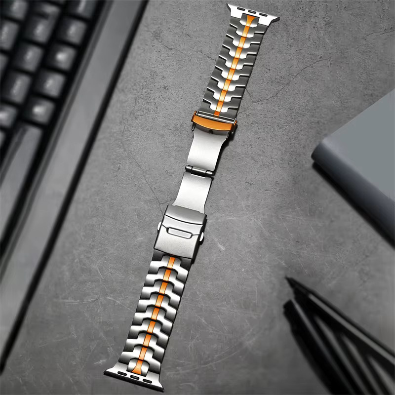 jansin Uhrenarmband Edelstahl, Silber, Unisex - Bild 4