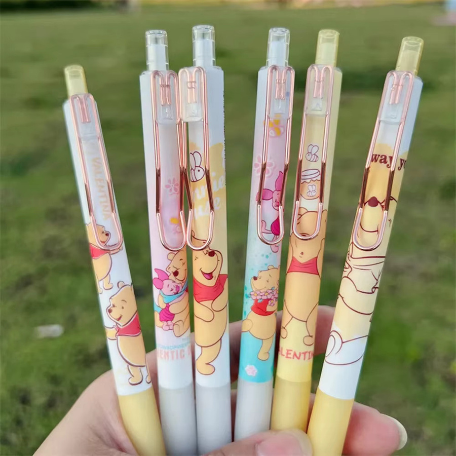 Potdemiel Winnie Puuh Bär Kawaii Gelstift Schwarz 0,5 mm für Schule und Büro - Bild 3