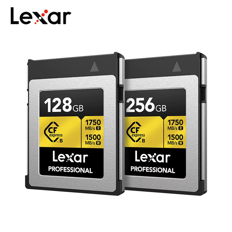 Lexar GOLD CFexpress Typ B Speicherkarte für Nikon und Canon Kameras mit bis zu 1750 MB/s Lesegeschwindigkeit - Bild 1